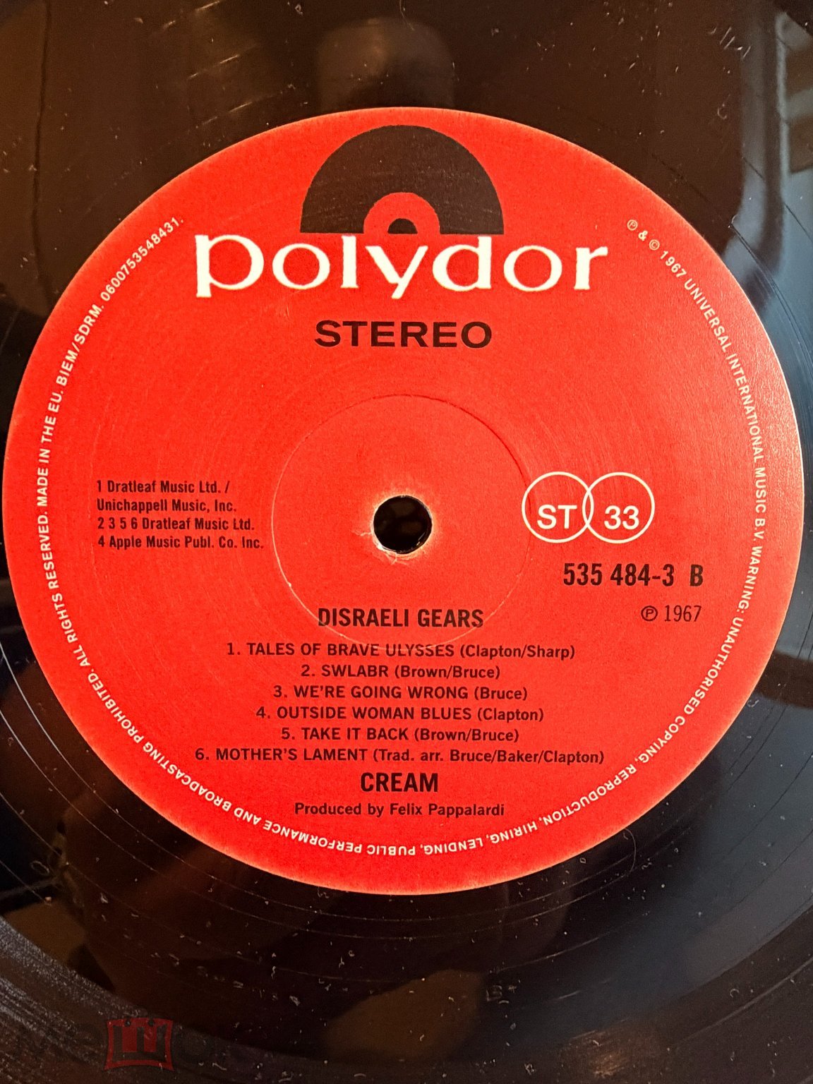 Cream – Disraeli Gears, Eric Clapton, Psychedelic Rock — фото 3
