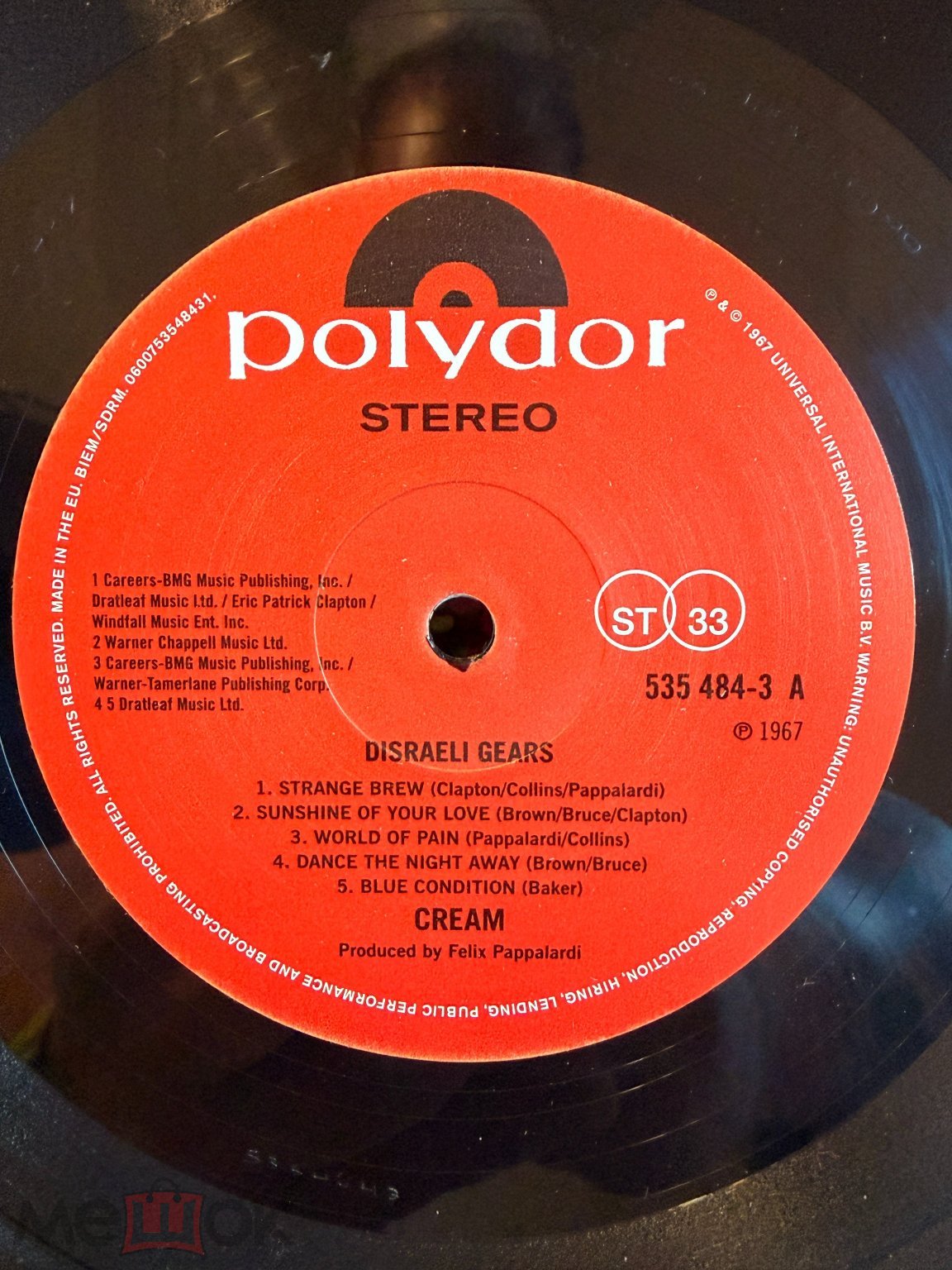 Cream – Disraeli Gears, Eric Clapton, Psychedelic Rock — фото 4