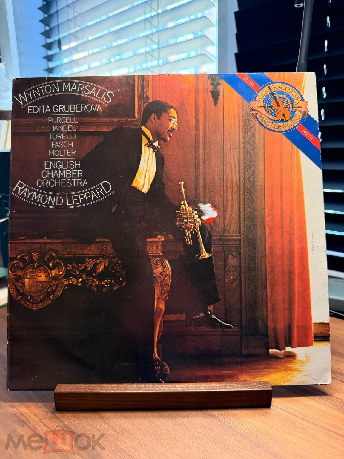 Обложка: Wynton Marsalis, Edita Gruberova, Raymond Leppard / English Chamber Orchestra, 1984, USA