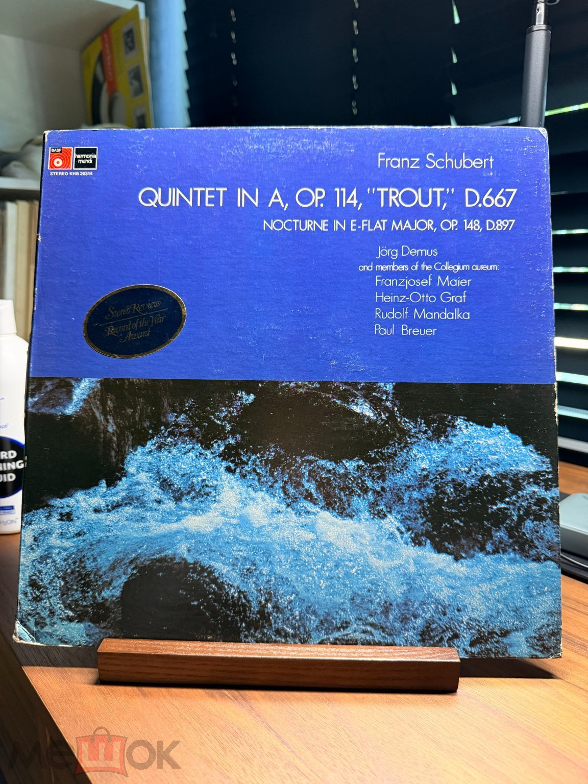 Franz Schubert – Quintet, Harmonia Mundi, US,1973